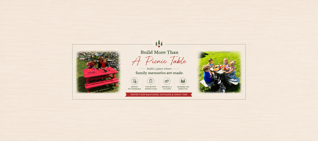 Kids Picnic Table Plans for Grandkids