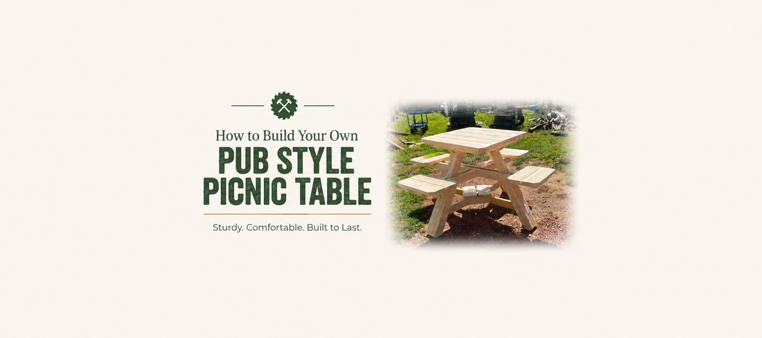 Build Your Own Pub Style Picnic Table: The Ultimate DIY Outdoor Furniture Project