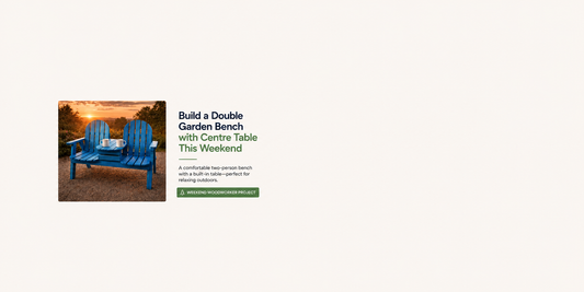 Weekend Woodworker: Build a Double Garden Bench with Centre Table