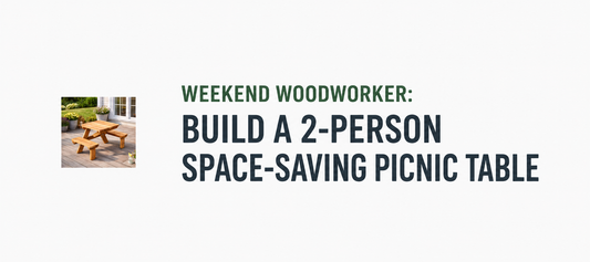 Weekend Woodworker: Build a 2-Person Space-Saving Picnic Table