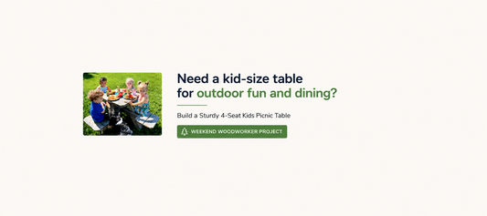 Weekend Woodworker: Build a Kids Picnic Table This Weekend