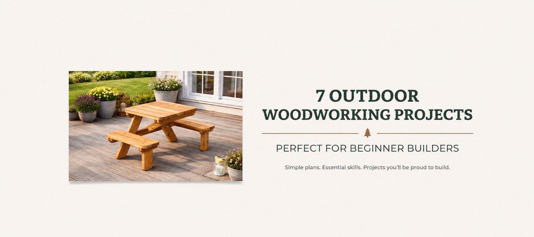 7 Outdoor Woodworking Projects Perfect for Beginner Builders
