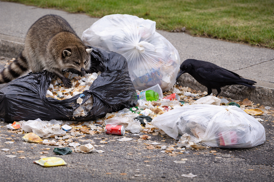 How to Protect Roadside Garbage from Wind, Birds, Hungry Animals, and Outdoor Disturbance