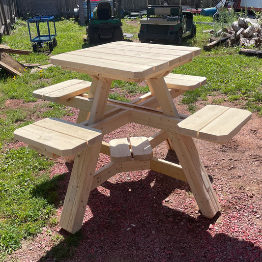 Pub Style Bar Height Picnic Table Build Plans