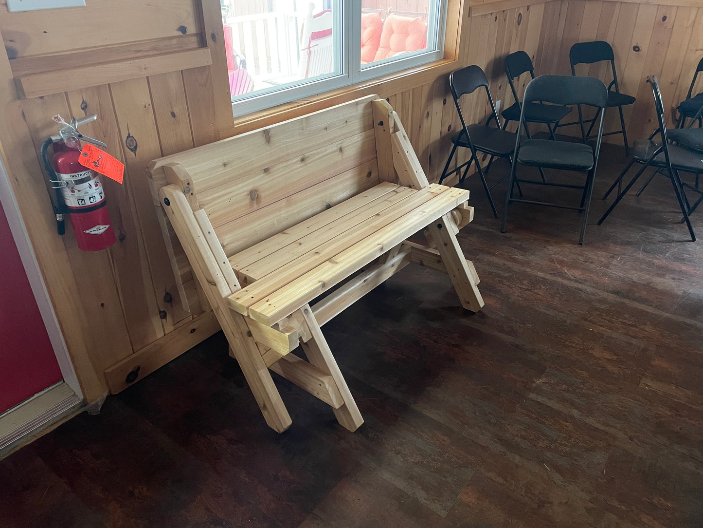 Folding Picnic Table Plan – Convertible Bench to Picnic Table (PDF Download)