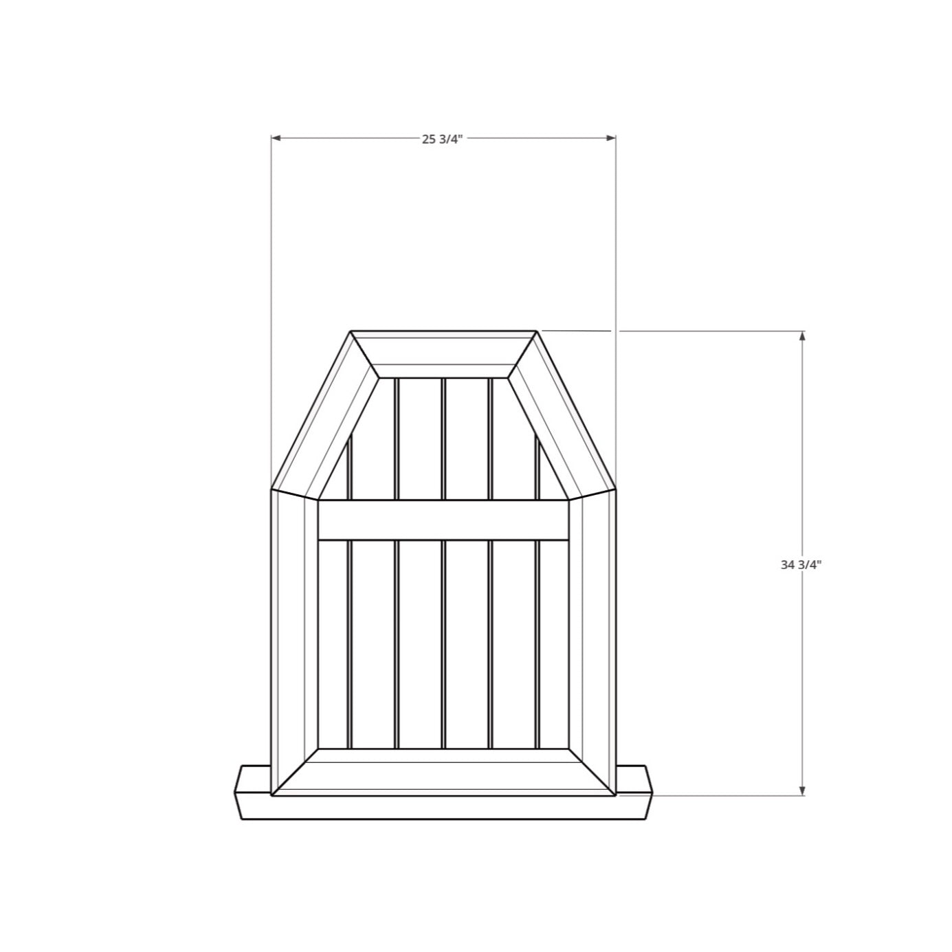 A Practical Outdoor Garbage Storage Box for Tied Garbage Bags