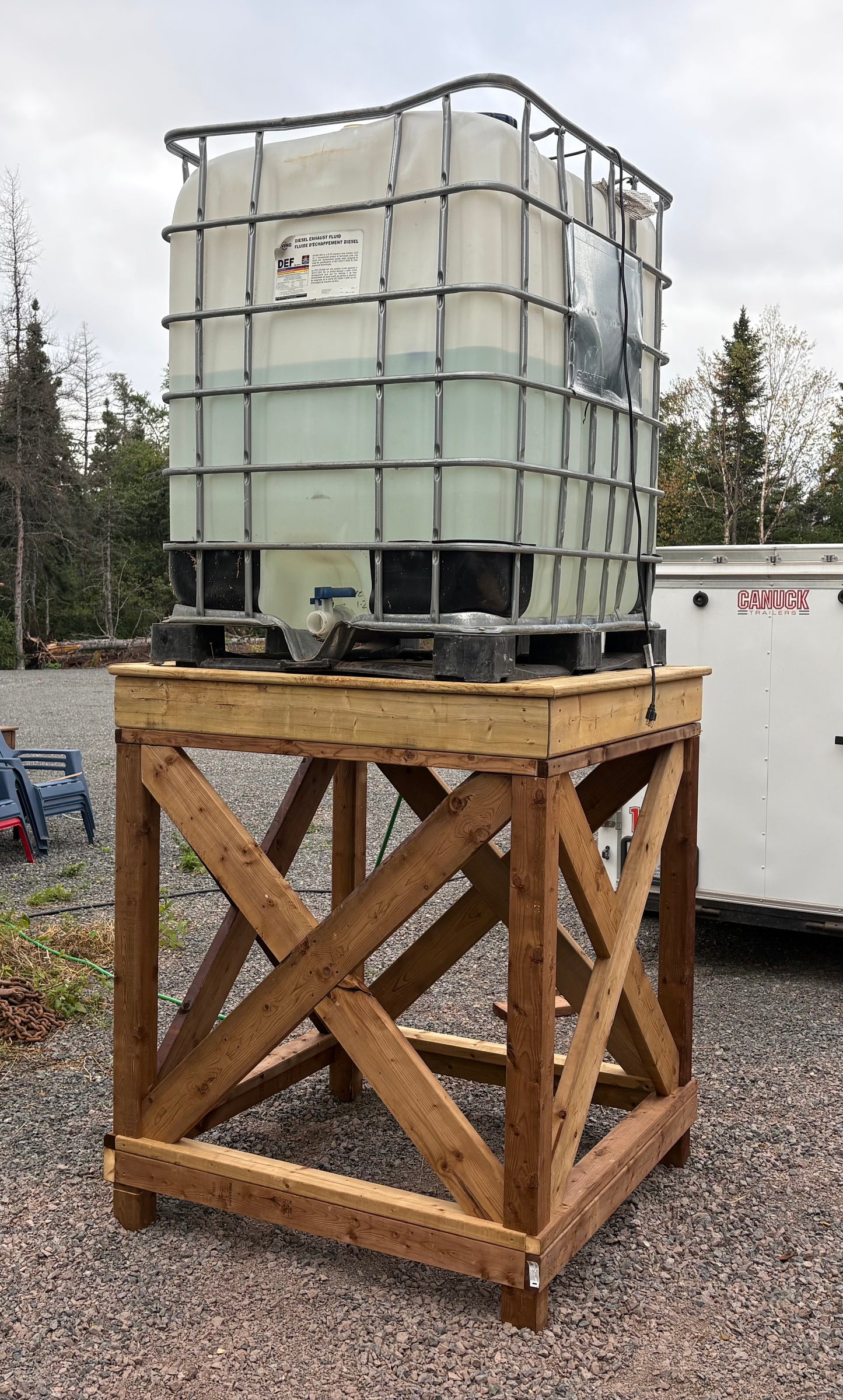 IBC Tote Stand Plans – Gravity Water Tank Stand for Rainwater Systems, RV Water Supply & Off-Grid Storage (DIY PDF)